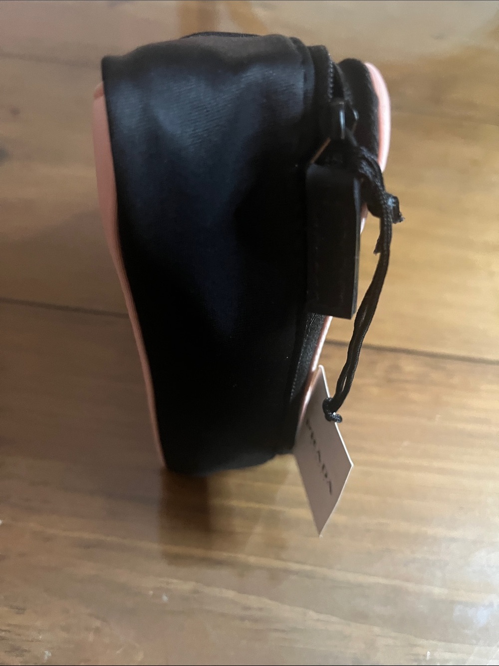 Prada Pink Triangle Makeup Travel Pouch ClutchTravel Bag GWP - Picture 4 of 7